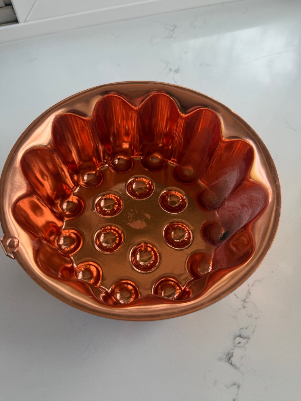 Vintage Copper-Tone Bundt Mold